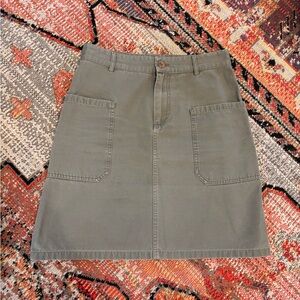 A.P.C. Green Mini Skirt Size 36 US 4